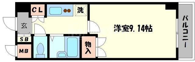 桜川ゼンシンBLDの間取り