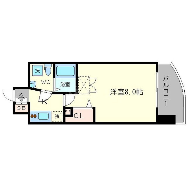 AFFLUENCE難波の間取り