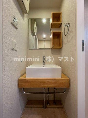 ラシュレエグゼ夕陽丘の洗面所