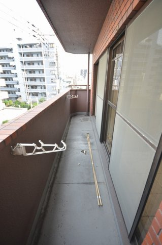 青風ハイツのバルコニー