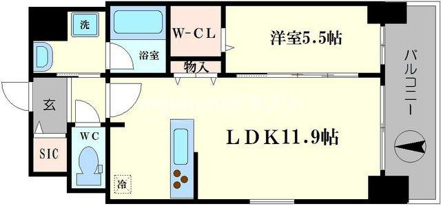 ステラ桜川の間取り