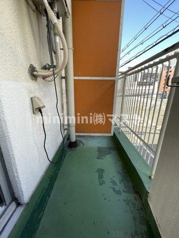 日興桜川ハイツのバルコニー