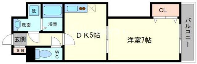 レインボーコートパートⅢの間取り