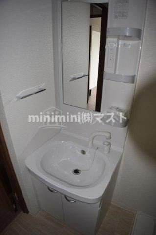メゾンキコー難波南の洗面所