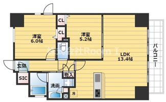 【間取り】 | プレサンス心斎橋レヨン