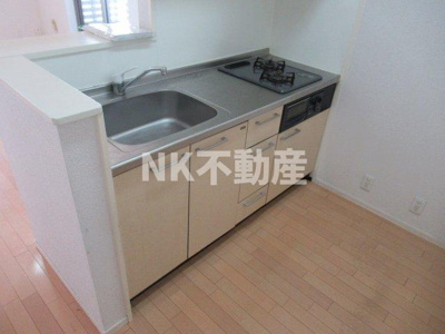 【キッチン】 | ボヌールオオハス（弥刀賃貸） | お料理しやすいキッチンです