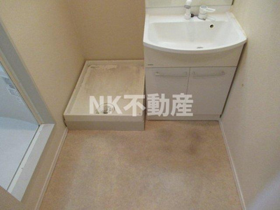 【洗面所】 | ボヌールオオハス（弥刀賃貸） | 洗面所です