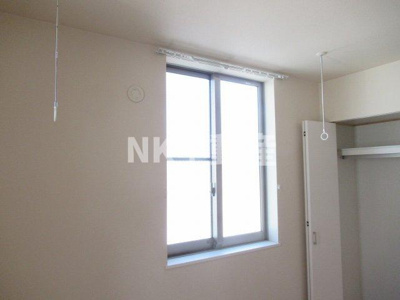 【設備】 | ボヌールオオハス（弥刀賃貸） | 室内物干しです