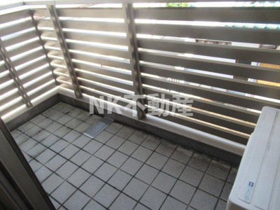 【バルコニー】 | ボヌールオオハス（弥刀賃貸） | 暖かな日差しのふりそそぐバルコニー