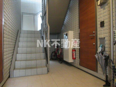 【ロビー】 | ボヌールオオハス（弥刀賃貸） | 建物の内部です