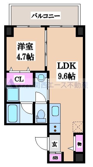 【間取り】 | グランガーデン足代新町