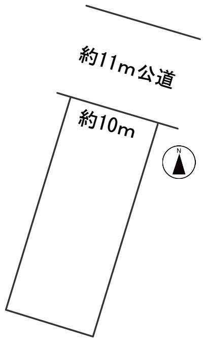 ５７３５６　岐阜市平和通土地の区画図