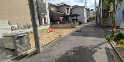 【前面道路含む現地写真】 | 千種区千種第5期　1号棟★仲介手数料無料★（千種小学校・今池中学校） | 8/31撮影
千種区の不動産売買の事ならマックスバリュで住まい相談エムワイホームにお任せください。