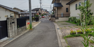 【前面道路含む現地写真】 | 天白区荒池　1号棟★仲介手数料無料★（平針小学校・平針中学校）新築一戸建て | 9/1撮影
天白区の不動産売買の事ならマックスバリュで住まい相談エムワイホームにお任せください。
