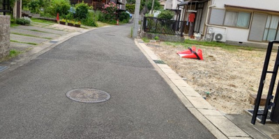 【前面道路含む現地写真】 | 天白区荒池　2号棟★仲介手数料無料★（平針小学校・平針中学校）新築一戸建て | 9/1撮影
天白区の不動産売買の事ならマックスバリュで住まい相談エムワイホームにお任せください。