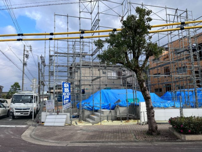 【前面道路含む現地写真】 | 瑞穂区丸根町　2号棟★仲介手数料無料★（中根小学校・萩山中学校）新築一戸建て | 11/26撮影
瑞穂区の不動産売買の事ならマックスバリュで住まい相談エムワイホームにお任せください。