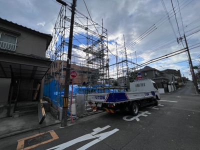 【前面道路含む現地写真】 | 瑞穂区丸根町　2号棟★仲介手数料無料★（中根小学校・萩山中学校）新築一戸建て | 11/26撮影
瑞穂区の不動産売買の事ならマックスバリュで住まい相談エムワイホームにお任せください。