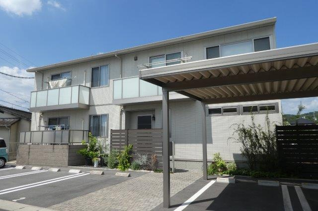 倉敷市酒津のアパートの外観