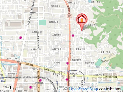 【地図】 | グリナージュ北山越