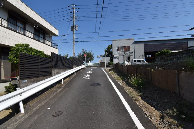 【前面道路含む現地写真】 | 墨田区立花6丁目　新築戸建 | 解放感ある角地！目の前には緑が広がりスカイツリーも望める４LDK+P！延べ床面積97.2㎡、主寝室は9帖超えです。外壁には18ｍｍのサイディングを採用！