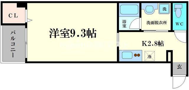 レクラン今里の間取り