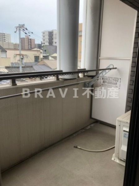 GALLERY谷町（ギャレリー谷町）　BRAVI不動産のバルコニー|【GALLERY谷町】お洗濯にも便利なバルコニー付き