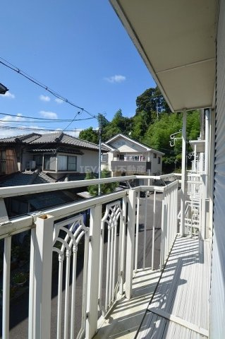 グリーンコートビーのバルコニー