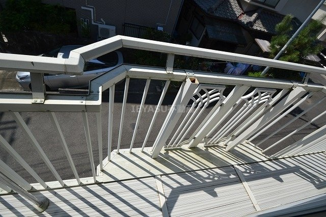 グリーンコートビーのバルコニー