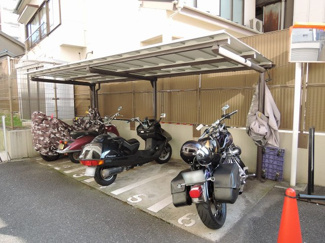 【その他共用部分】 | バイク置場です。