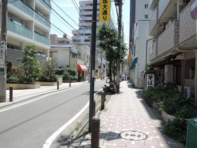 【周辺】 | パレス阪東橋 | 前面道路です。