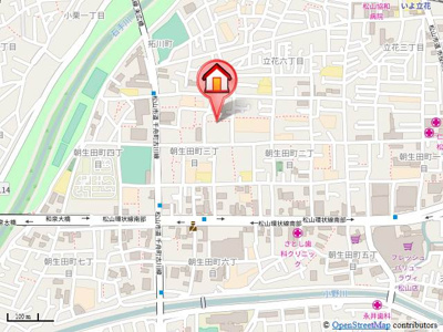 【地図】 | サニーコート　A.B.C.D・