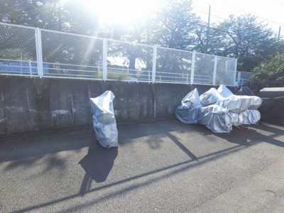 【その他共用部分】 | アークプラザ清水ヶ丘公園 | バイク置場です。