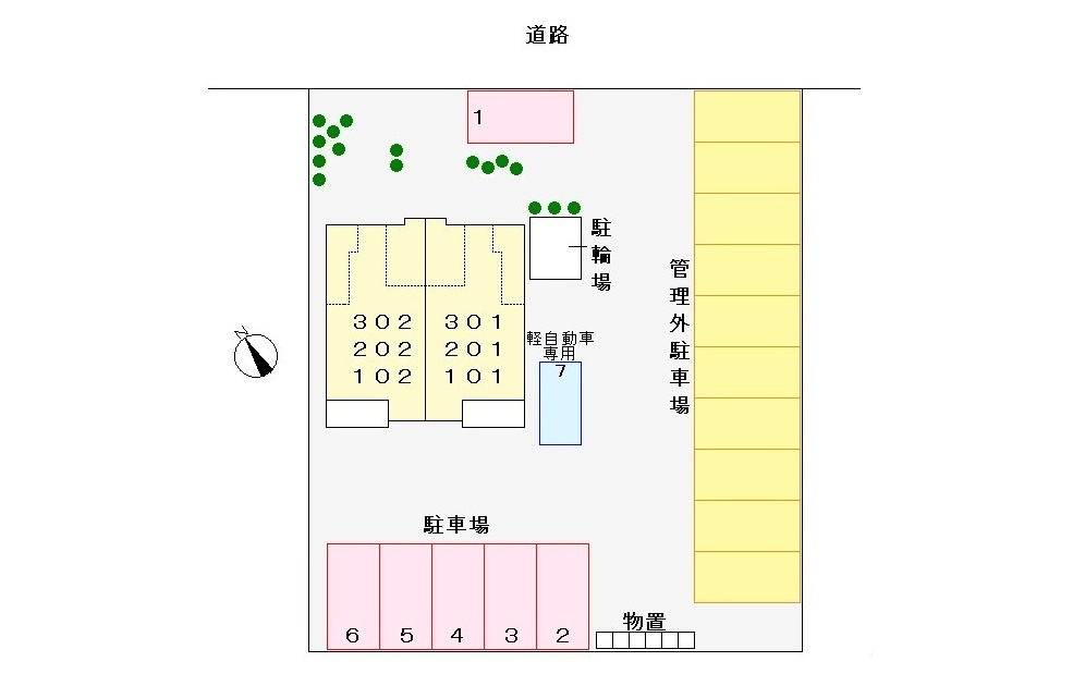 セレーノ　エムの区画図