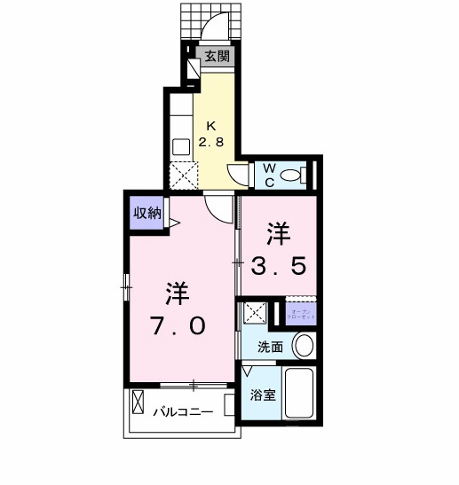 セレーノ　エムの間取り