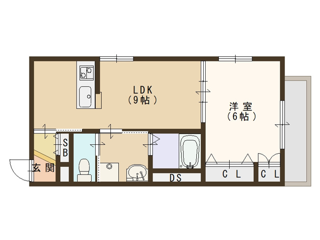【間取り】 | SKY COURT