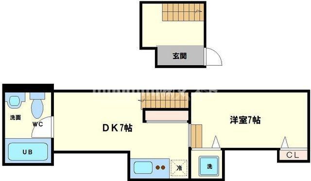 U residence 弁天町　(是空弁天)の間取り