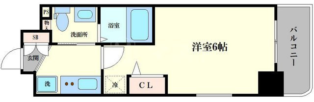 クリスタルグランツ大阪センターｓｔ．の間取り