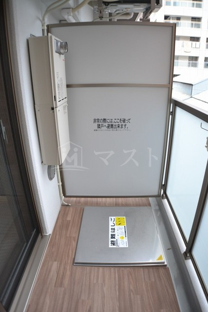 プランドール江戸堀レジデンスのバルコニー