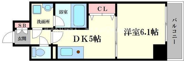 S-FORT福島EBIEの間取り