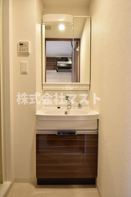 プレサンス立売堀ベルヴィルの洗面所
