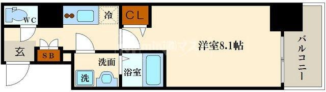 プレサンス立売堀パークシティの間取り