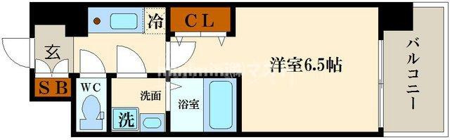 エスリード弁天町パークプレイスの間取り