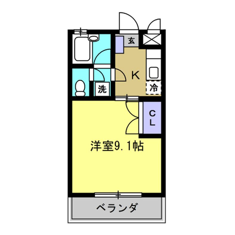 サイドポケットの間取り