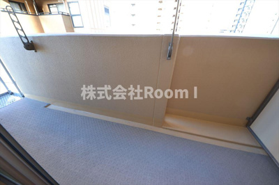 【バルコニー】 | ディナスティ堺筋本町 | 外からの目が気にならないバルコニーで洗濯物が干せます