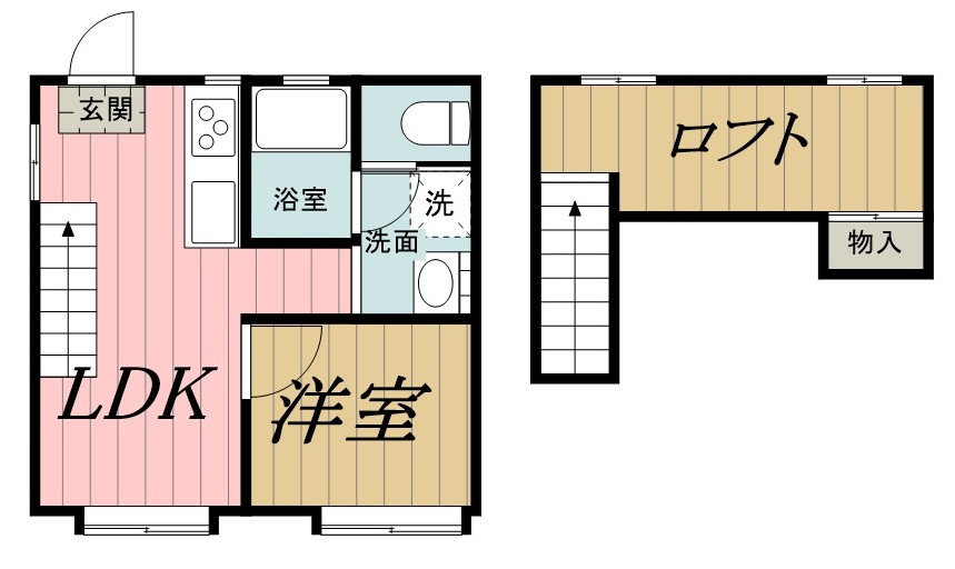 西千葉ハイリビング参番館の間取り