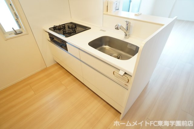 熊本市北区飛田３丁目のアパートのキッチン