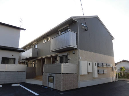 熊本市北区清水新地２丁目のアパートの外観