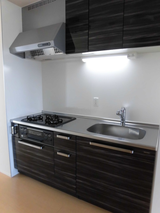 熊本市北区清水新地２丁目のアパートのキッチン