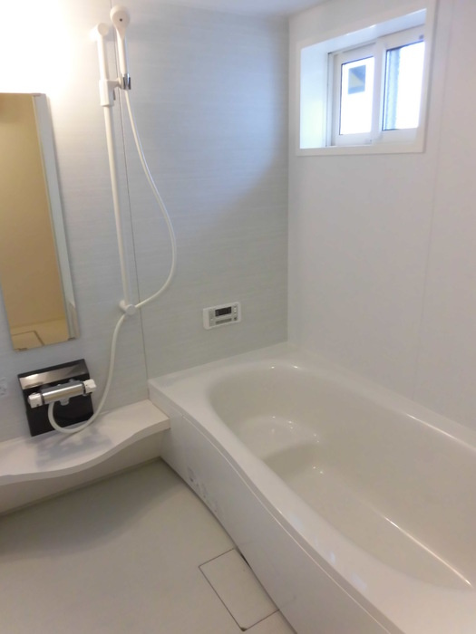 熊本市北区清水新地２丁目のアパートの浴室