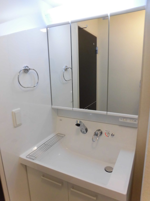 熊本市北区清水新地２丁目のアパートの洗面所